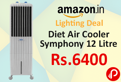 Diet Air Cooler Symphony 12 Litre Just Rs.6400 - Amazon