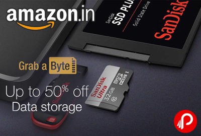 Data Storage Pen Drive External Hard Disk Upto 50% - Amazon