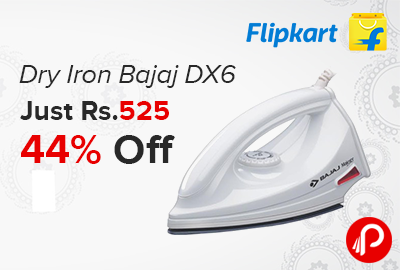 Dry Iron Bajaj DX6 Just Rs.525 | 44% off - Flipkart