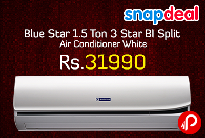 Blue Star 1.5 Ton 3 Star BI Split Air Conditioner White at Rs.31990 - Snapdeal