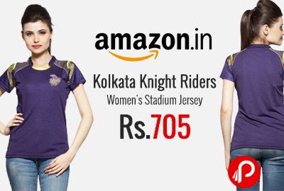 Kolkata Knight Riders Womens Stadium Jersey at Rs.705 - Amazon
