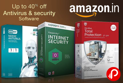 Antivirus & Security Software Upto 40% off - Amazon