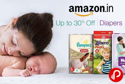 Diapers Upto 30% off - Amazon