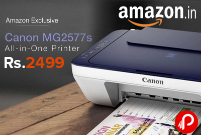 All-in-one Printer Canon MG2577s InkJet Printer Just at Rs.2499 - Amazon