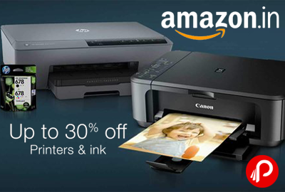 Get upto 30% off on Printers & Ink Toner Cartridges - Amazon