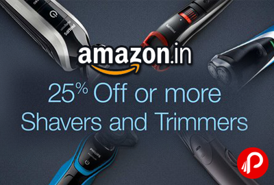 Get 25% off or more on Shavers and Trimmers - Amazon