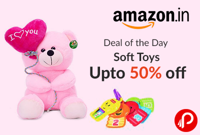 Soft Toys Upto 50% off | Deal of the Day - Amazon