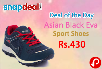 Asian Black Eva Sport Shoes Just at Rs.430 - Snapdeal