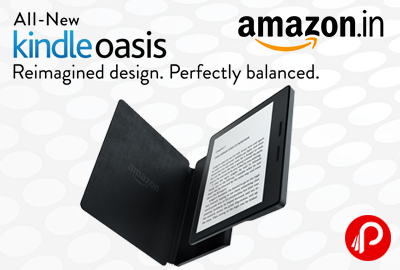 Kindle Oasis All-New Leather Charging Cover, Wi-Fi Just Rs.23999 - Amazon