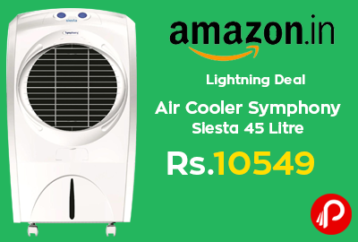 Air Cooler Symphony Siesta 45 Litre at Rs.10549 - Amazon