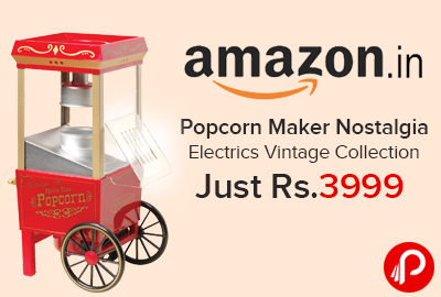 Popcorn Maker Nostalgia Electrics Vintage Collection Just Rs.3999 - Amazon