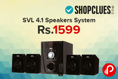 SVL 4.1 Speakers System at Rs.1599 - Shopclues
