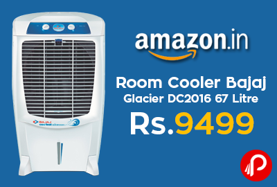 Room Cooler Bajaj Glacier DC2016 67 Litre at Rs.9499 - Amazon