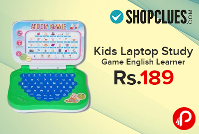 Kids Laptop Study Game English Learner at Rs.189 - Shopclues