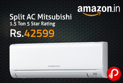 Split AC Mitsubishi 1.5 Ton 5 Star Rating Just Rs.42599 - Amazon