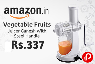 Vegetable Fruits Juicer Ganesh With Steel Handle Just Rs.337 - Amazon