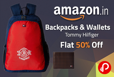 Backpacks & Wallets Tommy Hilfiger Flat 50% off - Amazon