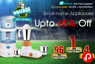 Home Appliances Small Upto 65% off | High Voltage Sale - Shopclues