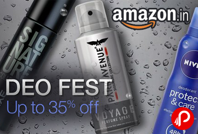 Deo Fest Upto 35% off - Amazon