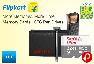 Memory Cards OTG, Pen Drives | Big Shopping Days - Flipkart
