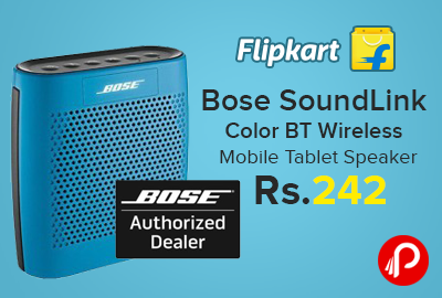 Bose SoundLink Color BT Wireless Mobile Tablet Speaker just at Rs.9900 - Flipkart
