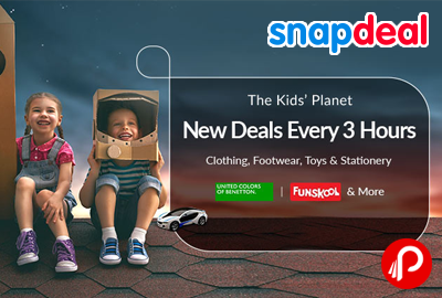 The Kids Planet Clothing, Footwear, Toys | New Deals Every 3 Hours - Snapdeal