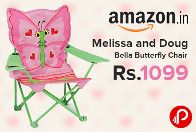 Melissa and Doug Bella Butterfly Chair just at Rs.1099 - Amazon