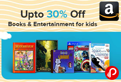 Kids Books & Entertainment Upto 30% off - Amazon