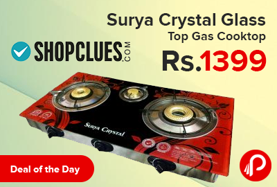 Gas Cooktop 3 Burners Automatic Glass Top Only in Rs.1399 - Shopclues
