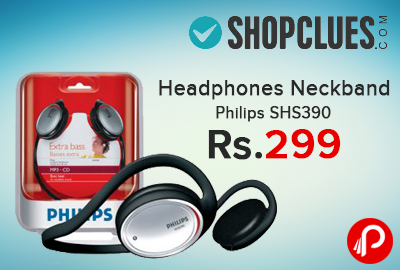 Headphones Neckband Philips SHS390 Just at Rs.299 - Shopclues