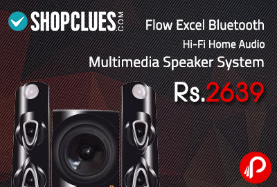 Flow Excel Bluetooth Hi-Fi Home Audio Multimedia Speaker System at Rs.2639 - Shopclues