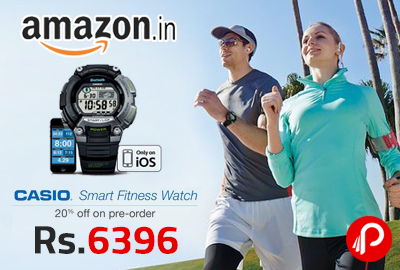 Casio Smart Fitness Watch 20% off on Pre-Order - Amazon