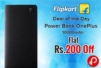 Power Bank OnePlus 10000mAh Flat Rs.200 off - Flipkart