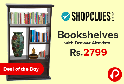 Bookshelves with Drawer Altavista Just at Rs.2799 - Shopclues