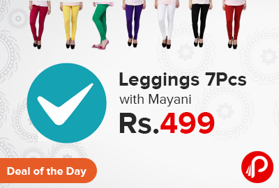 Leggings 7Pcs with Mayani Only in Rs.499 - Shopclues
