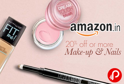 Make-Up & Nails 20% off or more - Amazon