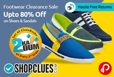 Shoes & Sandals Upto 80% off | Footwear Clearance Sale - Shopclues