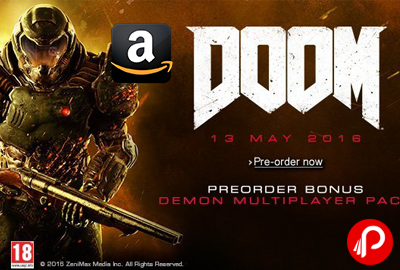 Doom PC Game Pre-Order Bonus Pack Just Rs.2999 - Amazon