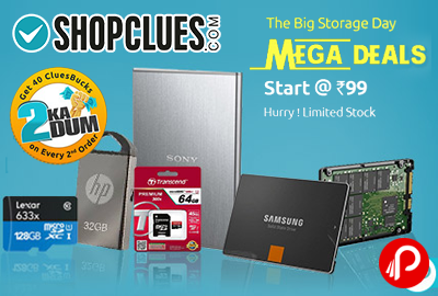 Storage Media Mega Deals | The Big Storage Day - Shopclues