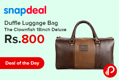 Duffle Luggage Bag The Clownfish 18inch Deluxe only in Rs.800 - Snapdeal