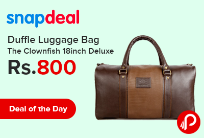 Duffle Luggage Bag The Clownfish 18inch Deluxe only in Rs.800