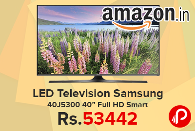 LED Television Samsung 40J5300 40” Full HD Smart Just at Rs.53442 - Amazon