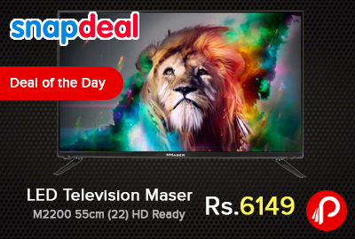 LED Television Maser M2200 55cm (22) HD Ready just at Rs.6149 - Snapdeal