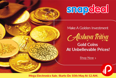 Gold Coins & Bars on Akshaya Tritiya - Snapdeal
