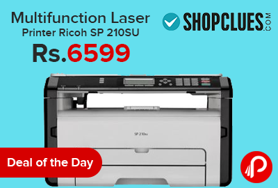 Multifunction Laser Printer Ricoh SP 210SU Just at Rs.6599 - Shopclues