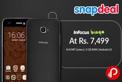 Mobile InFocus Bingo 16GB ROM 3GB RAM Just at Rs.7499 - Snapdeal