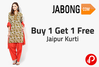 Buy 1 Get 1 Free Jaipur Kurti - Jabong