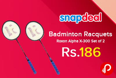 Badminton Racquets Roxon Alpha X-300 Set of 2 Just Rs.186 - Snapdeal