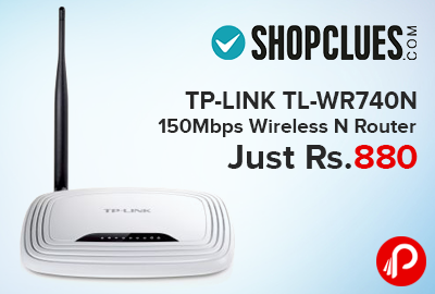 TP-LINK TL-WR740N 150Mbps Wireless N Router Just Rs.880 - Shopclues