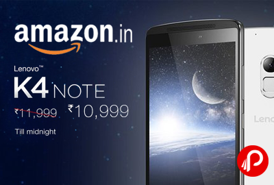 Lenovo Vibe K4 Note Mobile 16GB Just Rs.10999 - Amazon